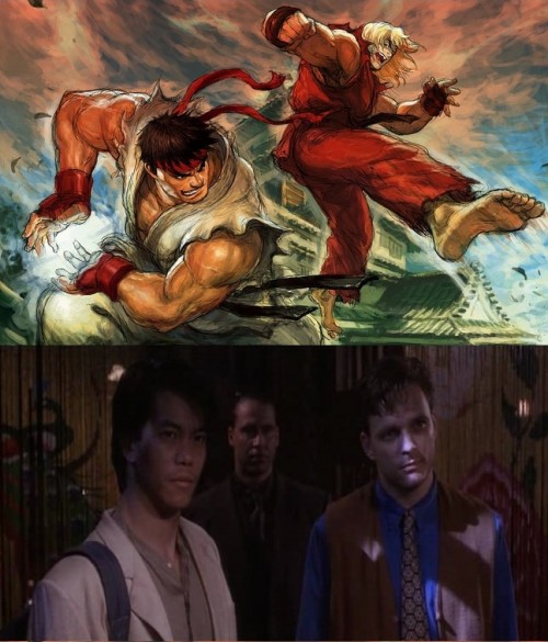 Ryu et Ken, avant et après avoir regardé Twilight