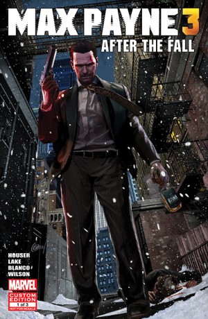 Couverture du comics pour Max Payne 3, le numéro 1 est gratuit alors profitez-en