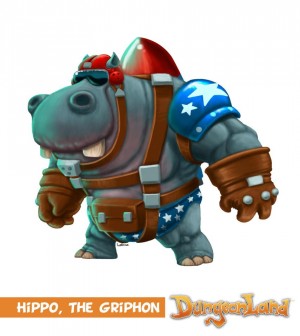 Le fameux hippopotame en jetpack !